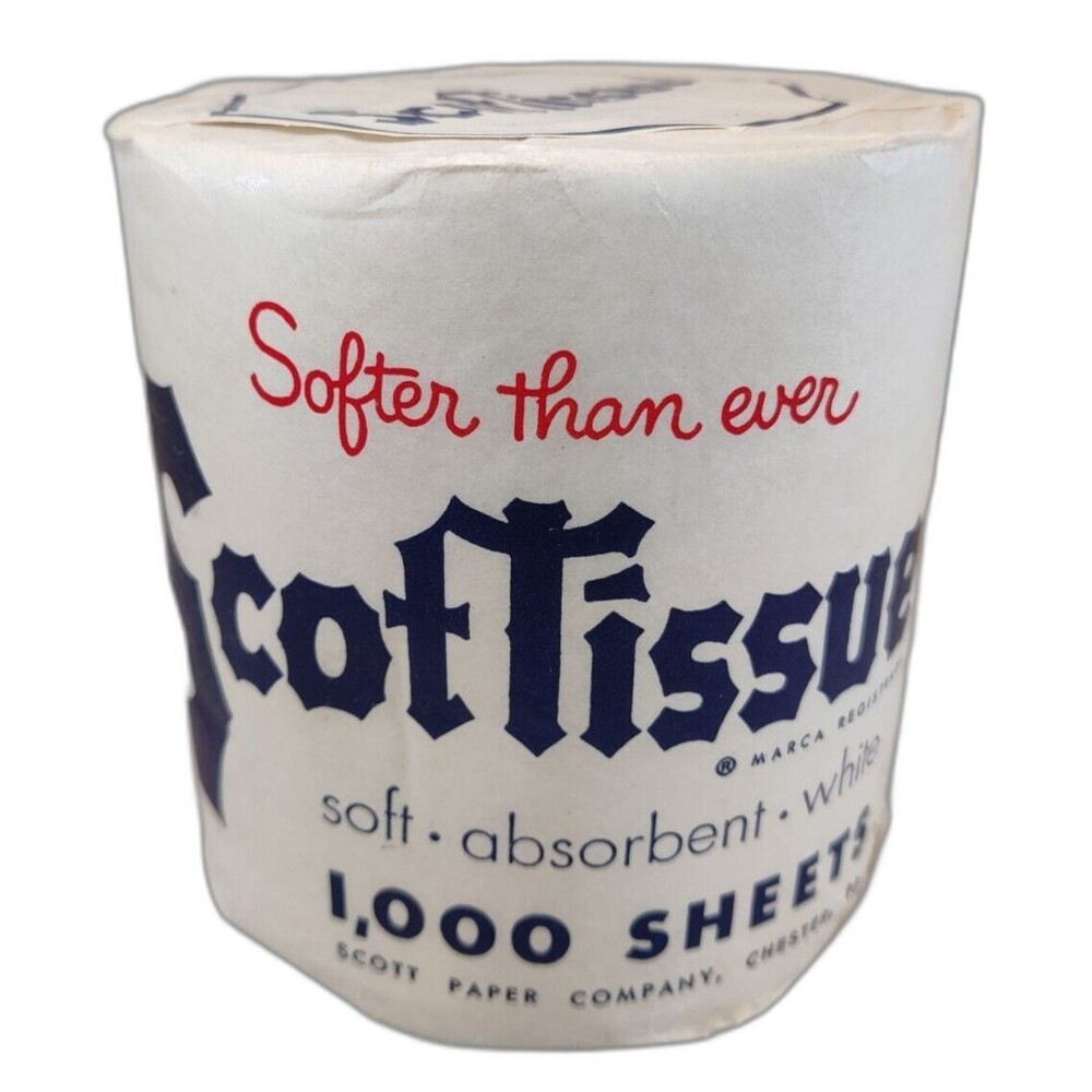 Scot Tissue Vintage Toilet Paper Unopened New In Package-Scotissue